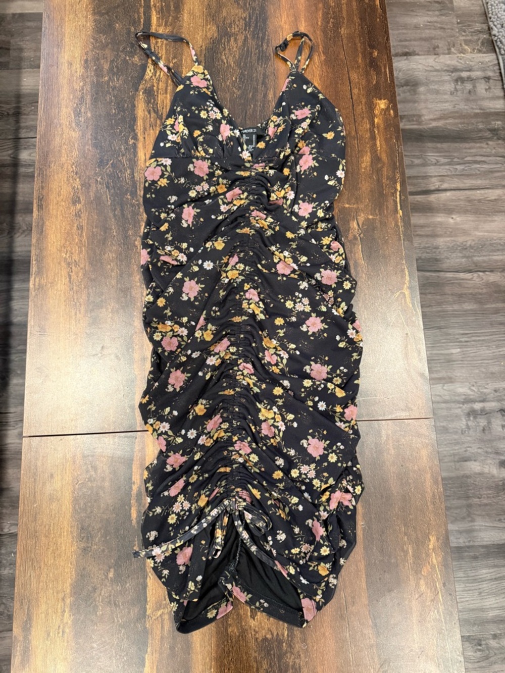 Forever 21 Black Floral Dress